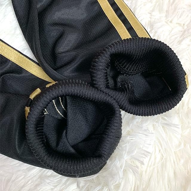 黒金ビッグロゴ✨希少 adidas ジャージセットアップ M Y2K