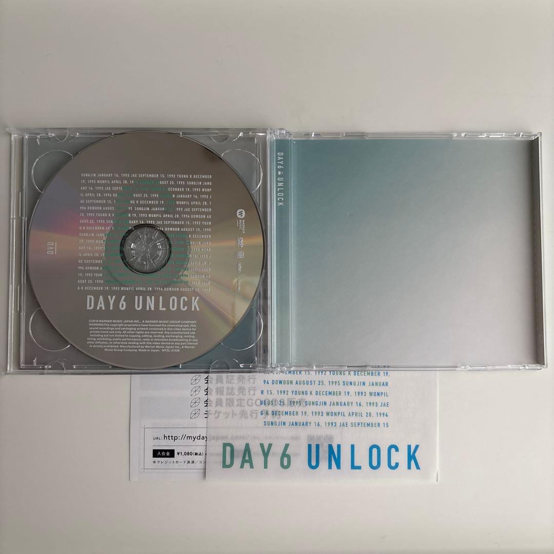 UNLOCK DAY6 初回生産限定盤　ＤＶＤ付　トレカ付き