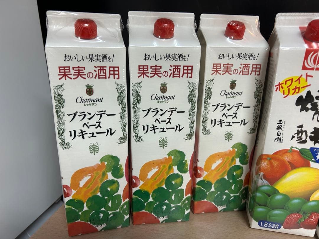 プランデーベースリキュール　果実の酒用　玉泉白滝　7本セット　まとめて