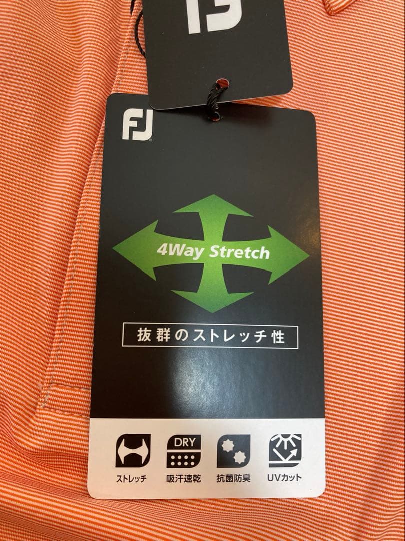 フットジョイポロシャツ Mサイズ オレンジ