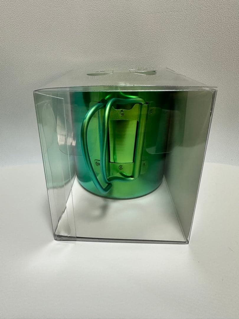  Peak チタン二重マグカップ450 緑