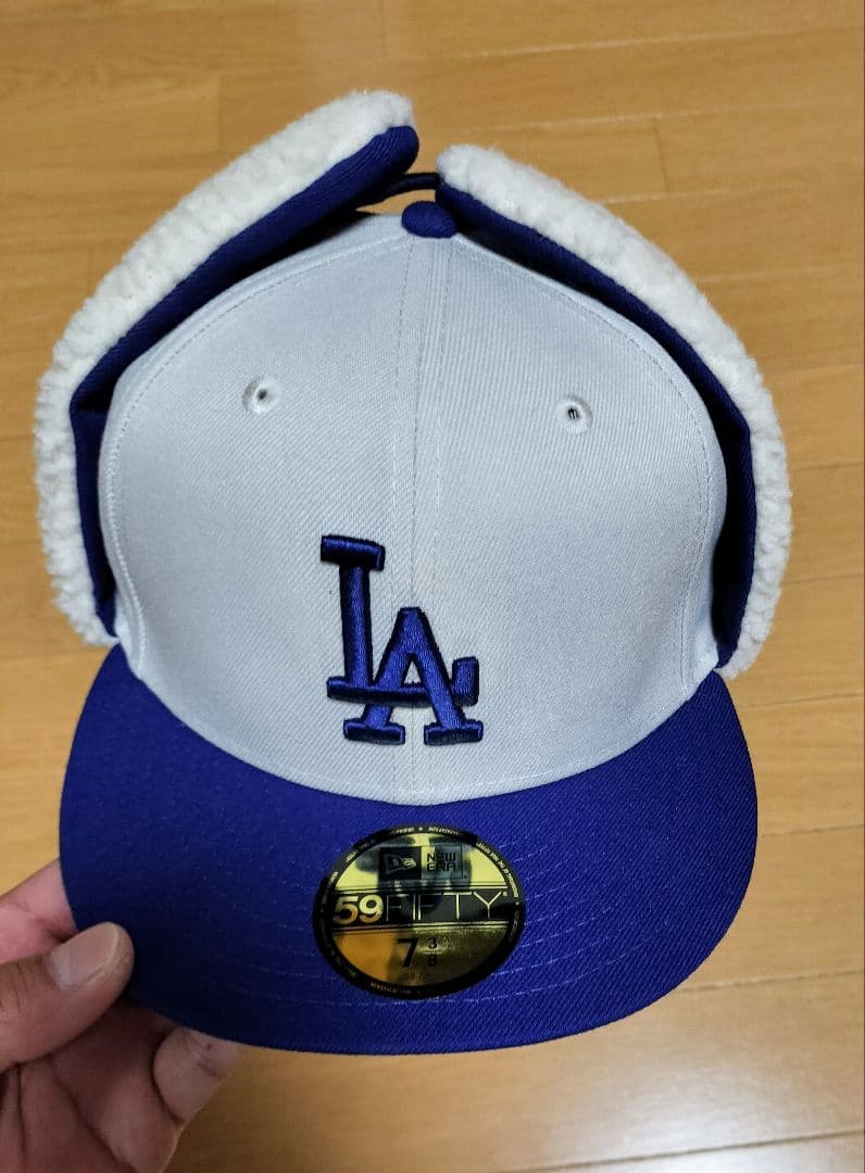 NEWERA ドジャース59fifty 7 3/8ドッグイヤー