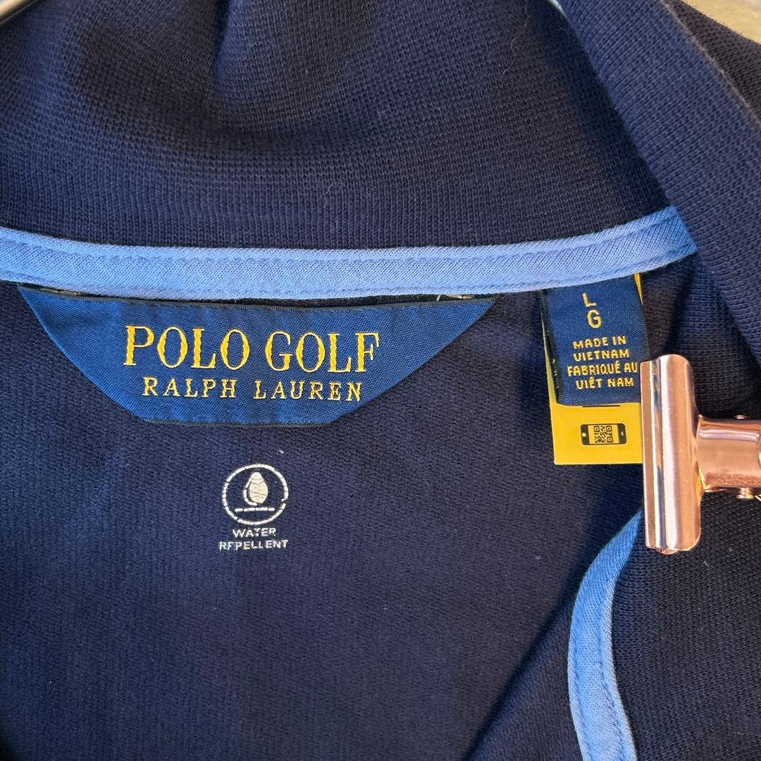 POLO GOLF ポロゴルフ ハーフジップ スウェット ネイビー Lサイズ