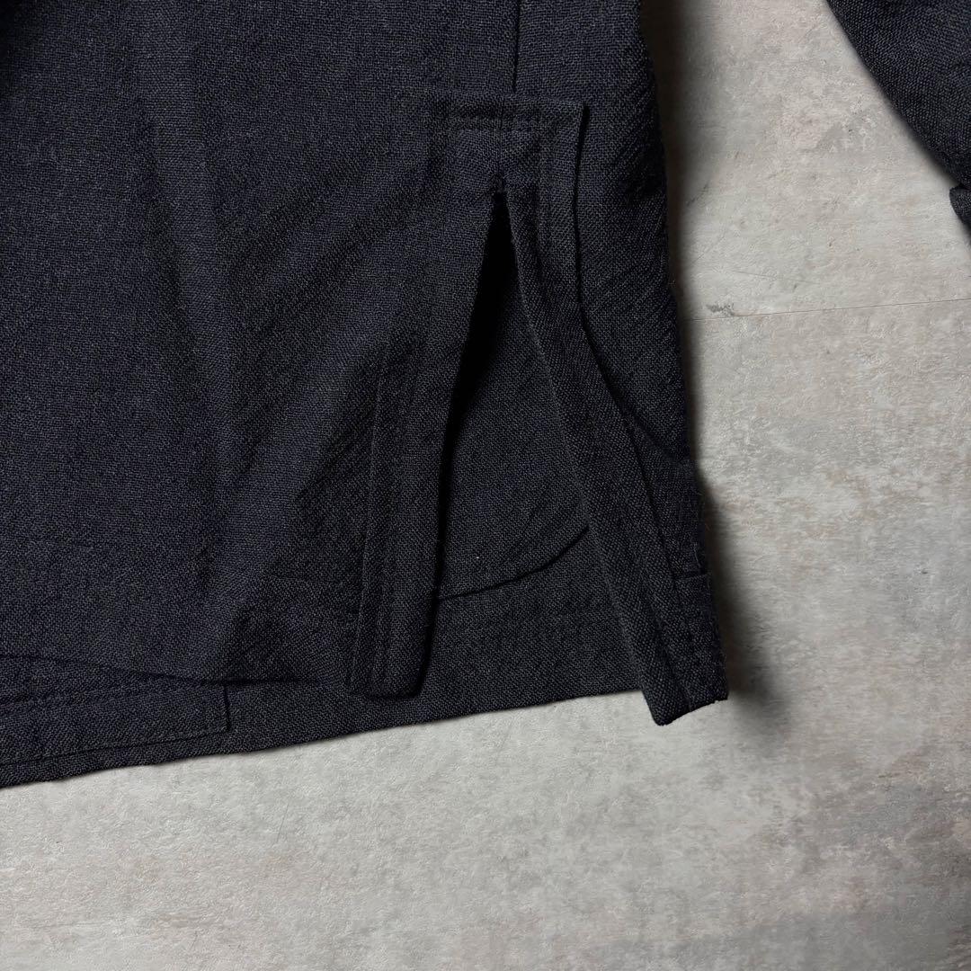 ISSEY MIYAKE ブラック デザインスタンドジャケット 変形ジャケット