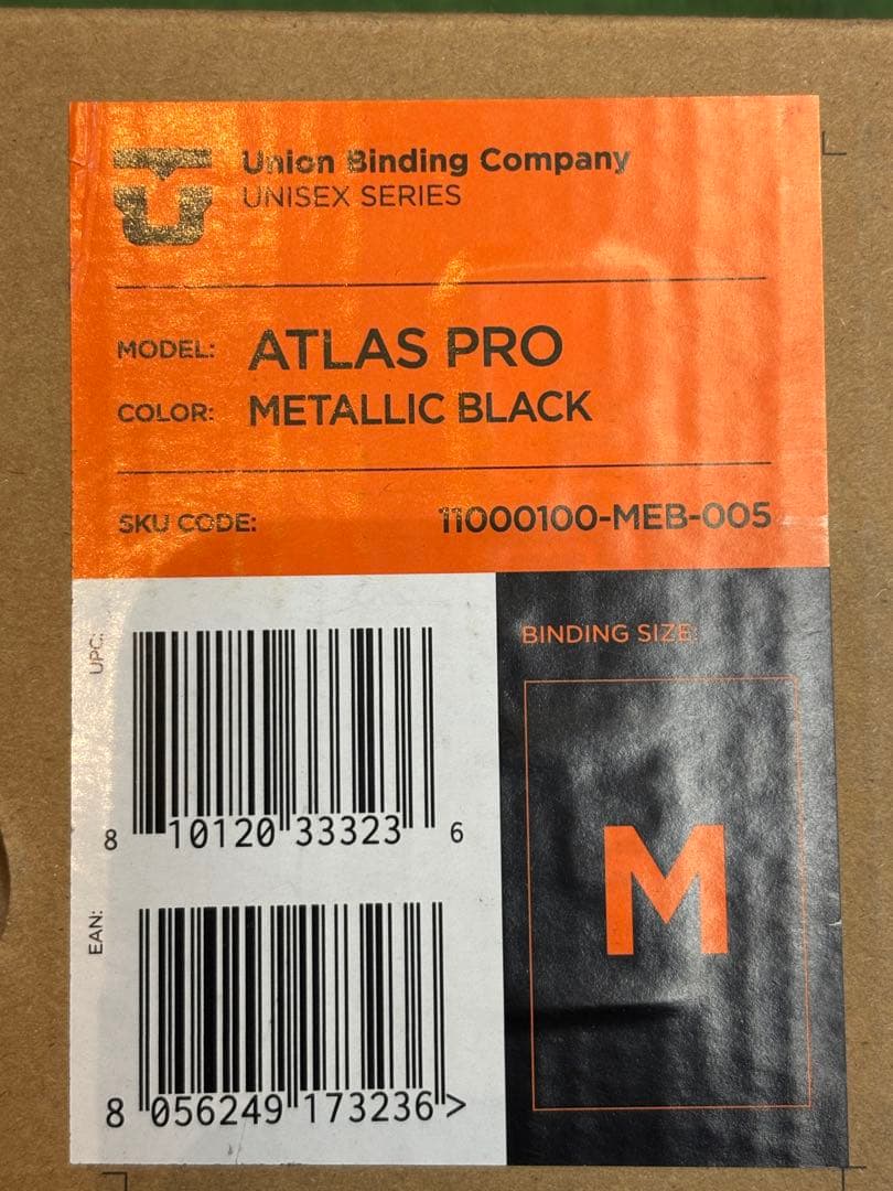 UNION ATLAS PRO ビンディング Mサイズ メタリックブラック