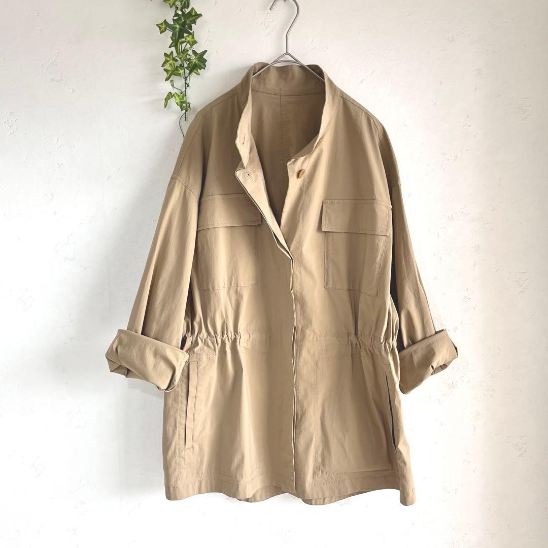 23区 SLOW ミリタリージャケット 春アウター ドローコード　極美品　3XL