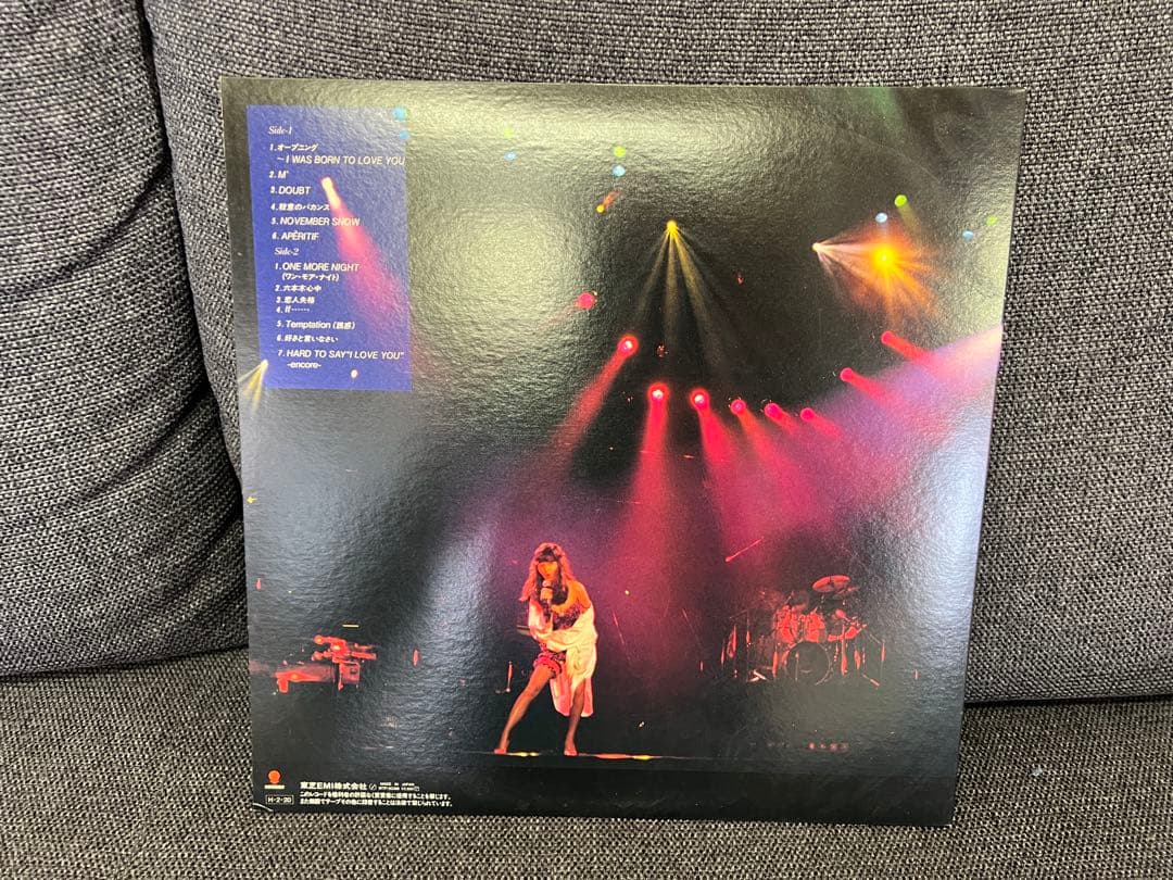 本田美奈子 ザ・ヴァージン・コンサート WTP-90386 LP 邦楽レコード