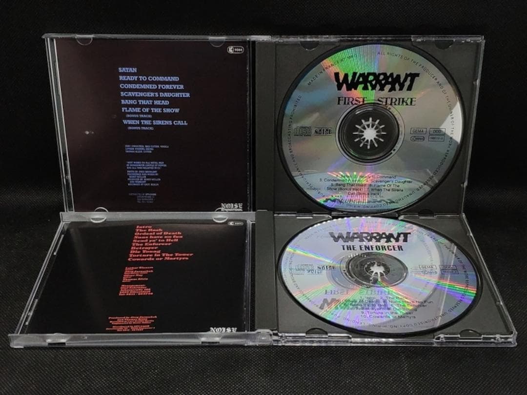 2枚セット！ Warrant ウォレント 1st 2nd アルバム