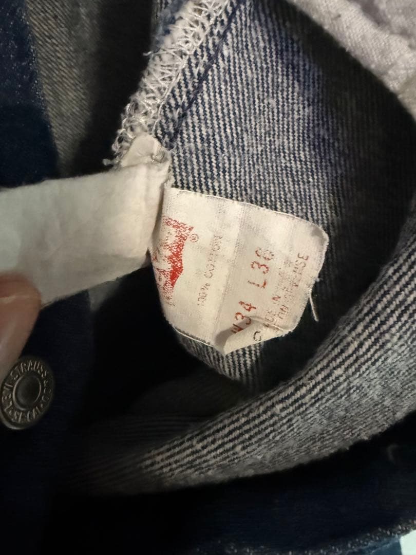 バレンシア製 Levi's501xx W34 555 濃紺