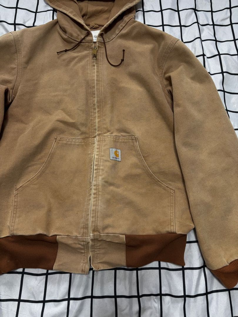 Carhartt ダックジャケット アクティブジャケット ブラウン 古着