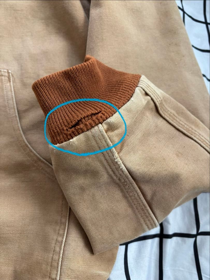 Carhartt ダックジャケット アクティブジャケット ブラウン 古着