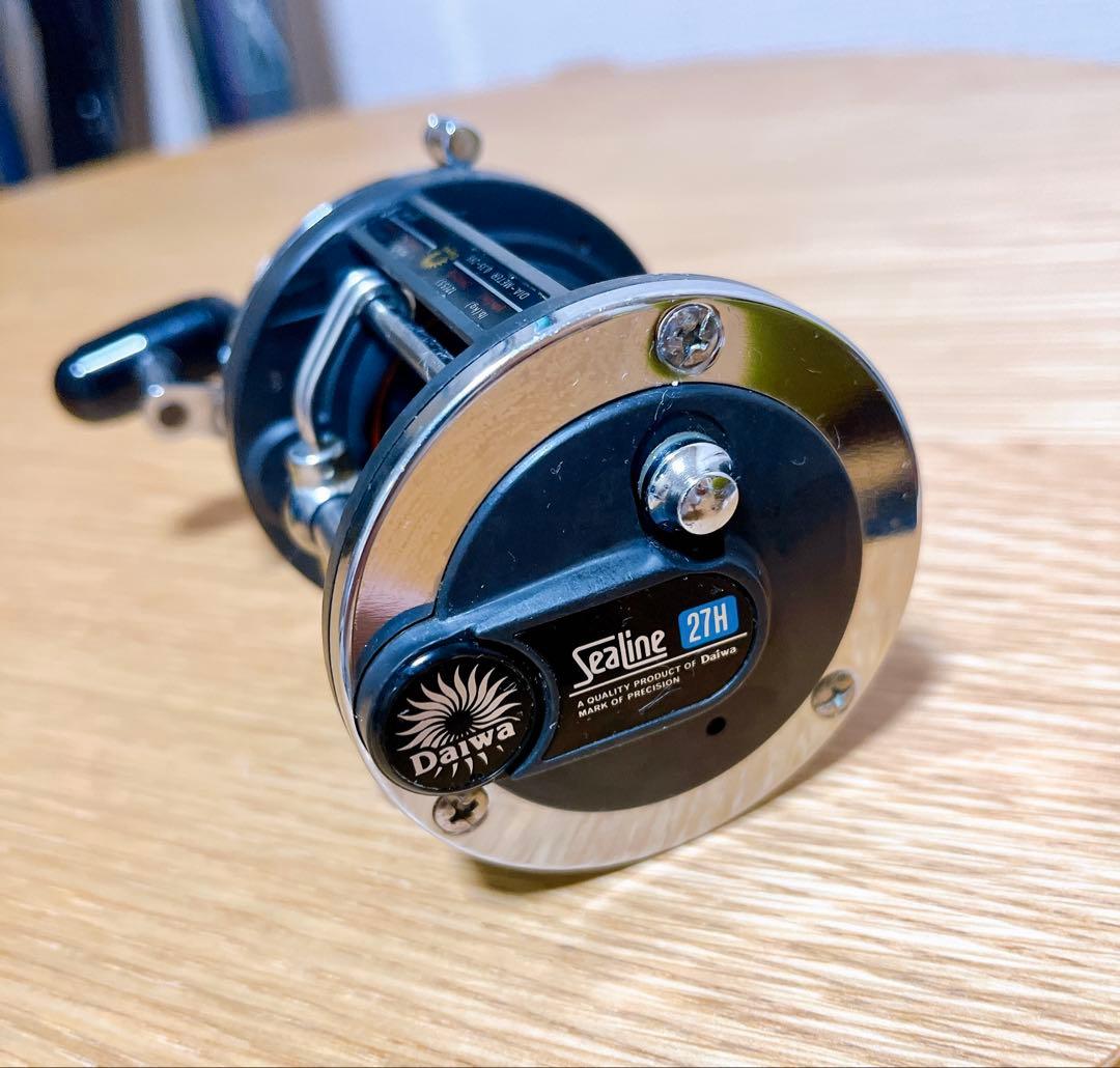 美品　Daiwa Sealine 27H ダイワ シーライン 手動 両軸リール