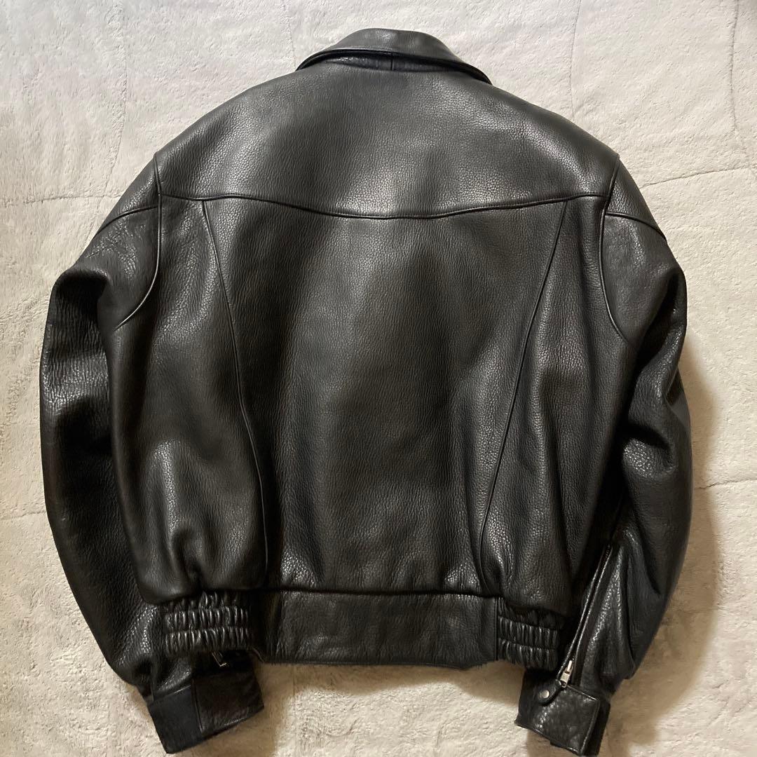 極美品　プロテクター付　3L KADOYA カドヤ　 ダブルライダースジャケット