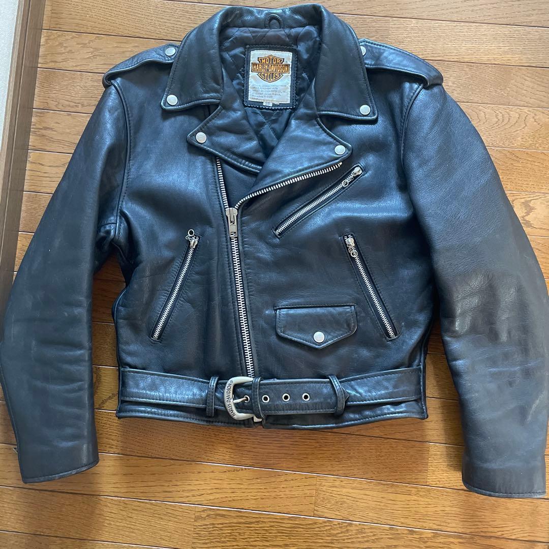 ハーレーダビッドソン 80s ヴィンテージ レザーライダースジャケット