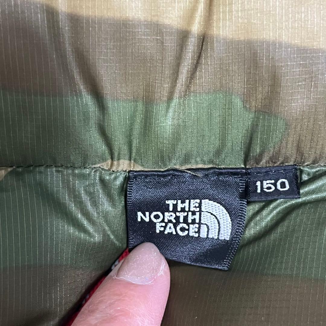 THE NORTH FACE ノースフェイス ダウンベスト 迷彩 XXS
