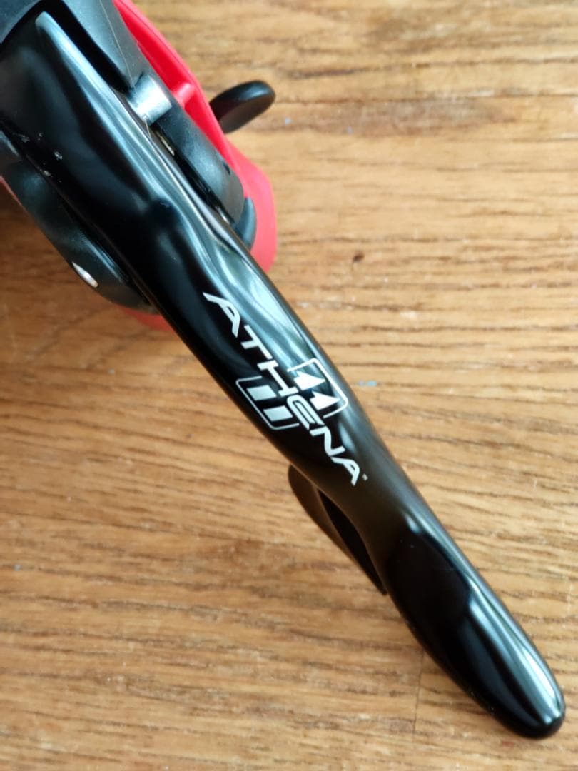 Campagnolo ATHENA 11sエルゴパワー ブラック 赤ブラケット