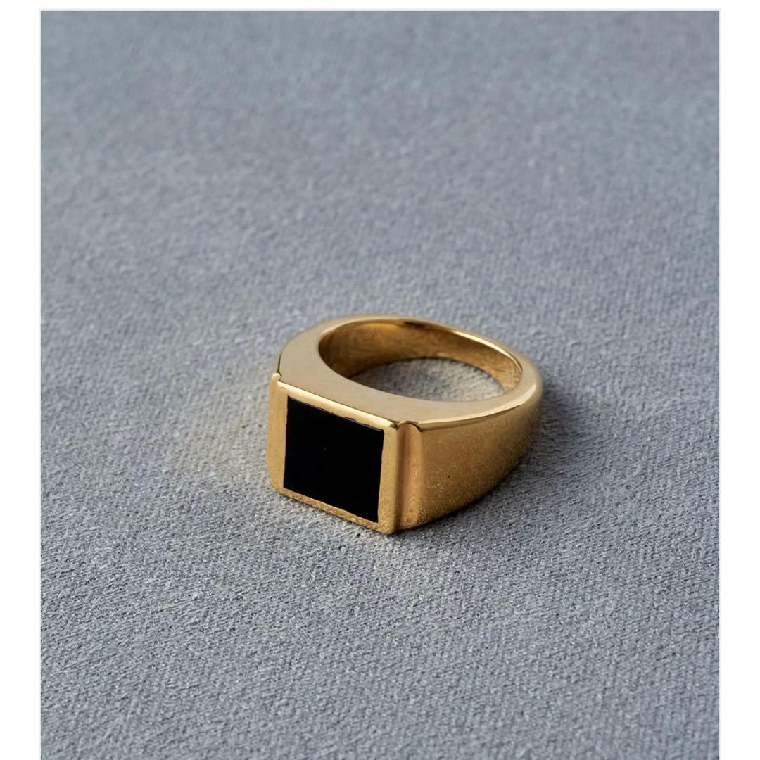 アクセサリー R.ALAGAN / SIGNET RING / ONYX