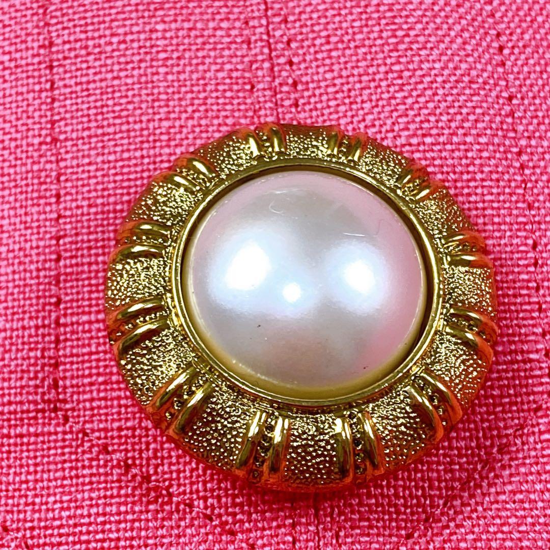 美品 ジバンシー 大きいサイズパール金ボタン ロングワンピース シルク混