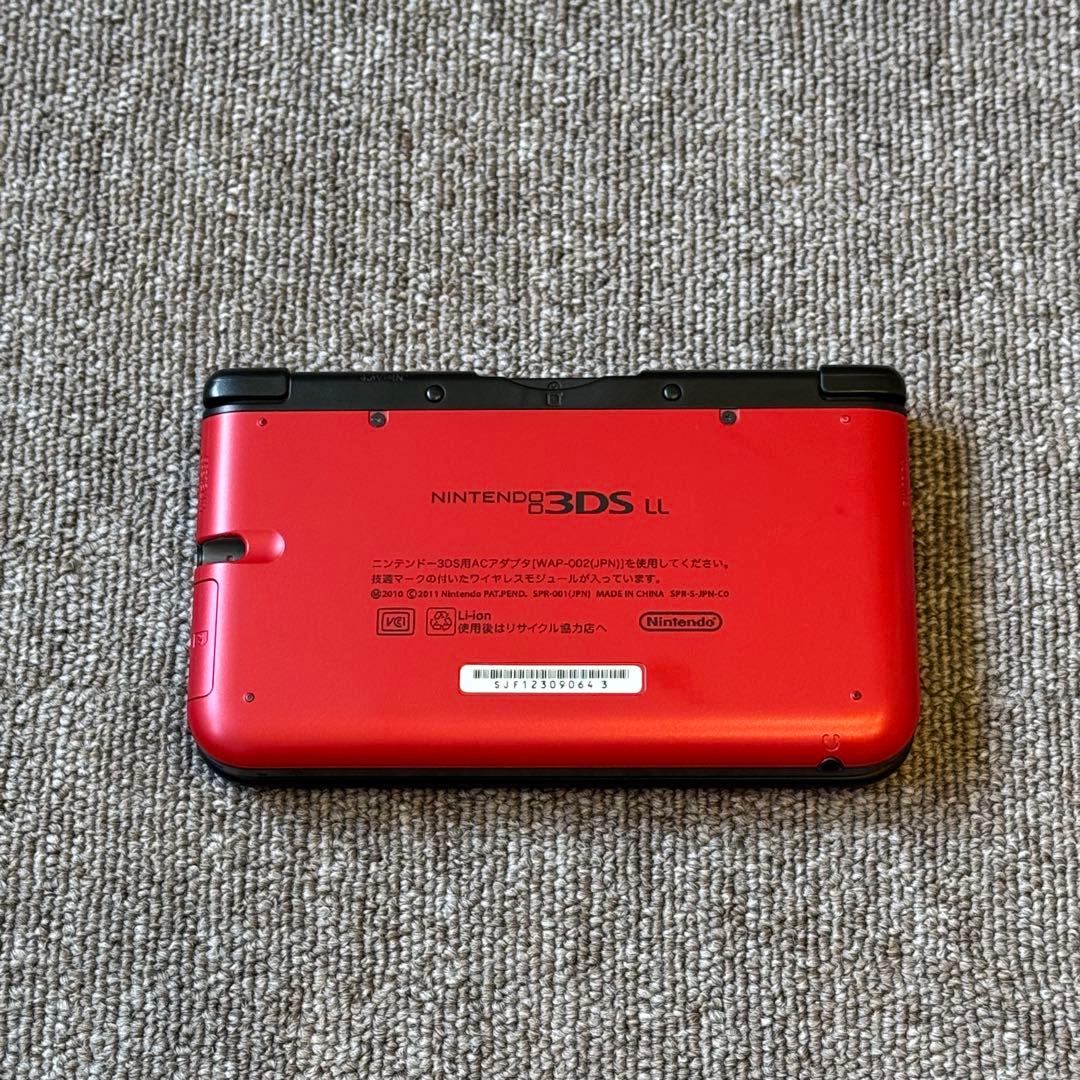【美品】ニンテンドー3DS LL レッド×ブラック 3-020