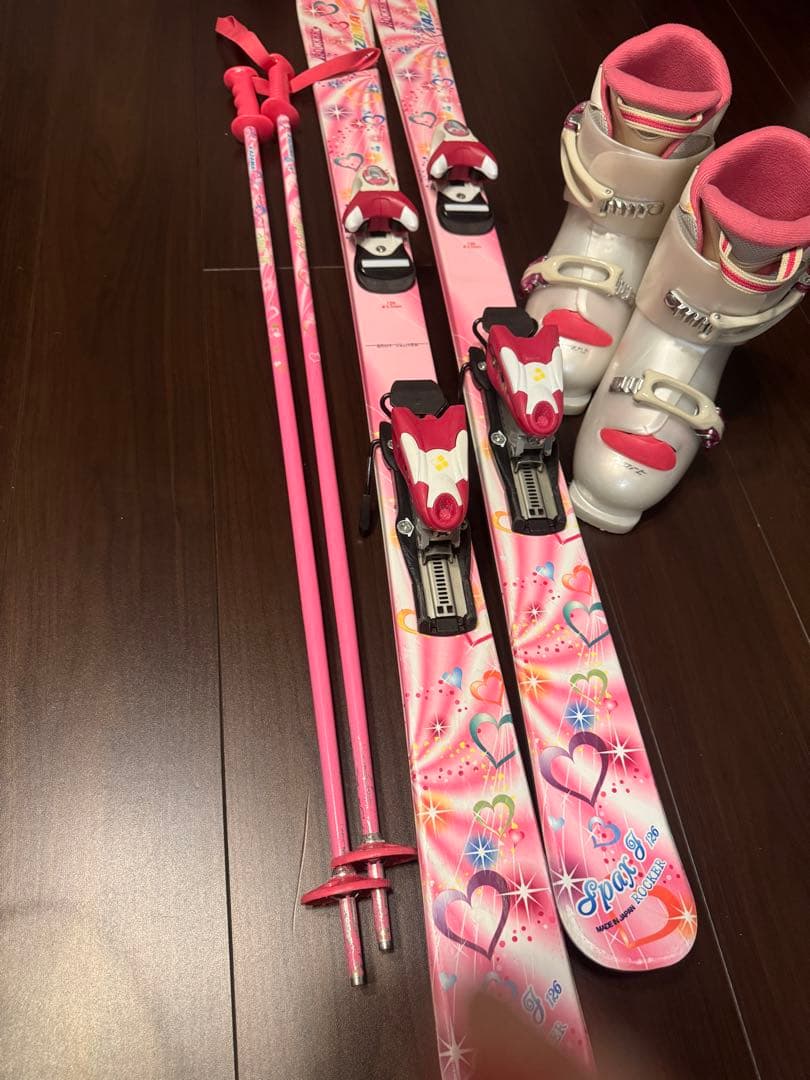 子供スキーセット　身長126〜140cm 前後