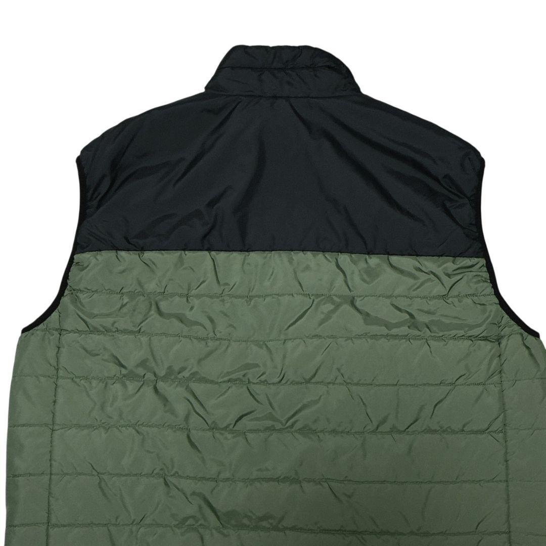 【美品】Columbia コロンビア ダウンベスト 2XL相当 黒×緑