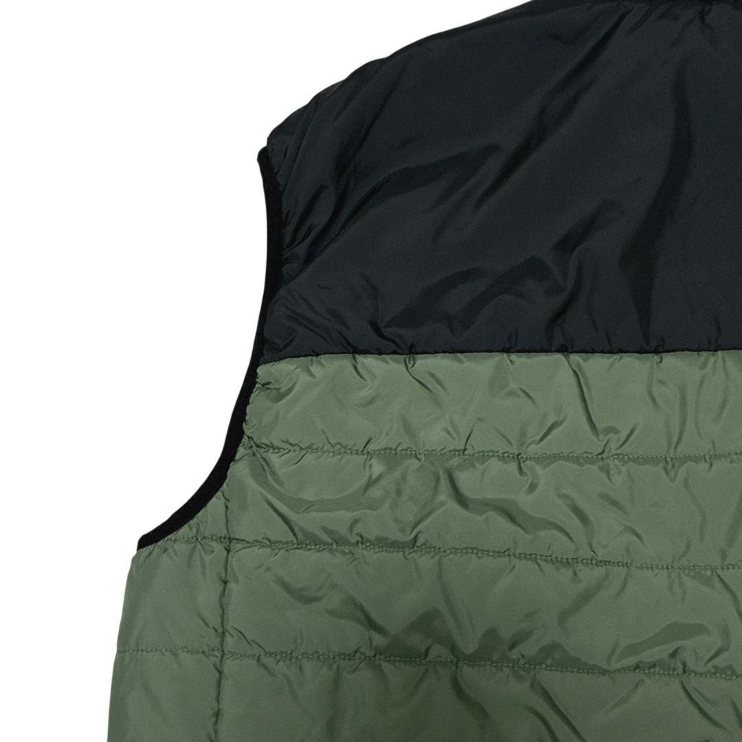 【美品】Columbia コロンビア ダウンベスト 2XL相当 黒×緑