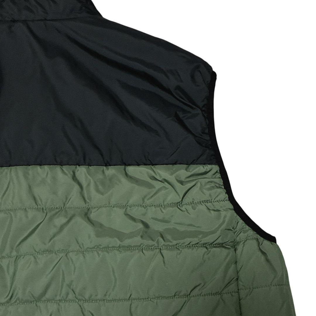 【美品】Columbia コロンビア ダウンベスト 2XL相当 黒×緑