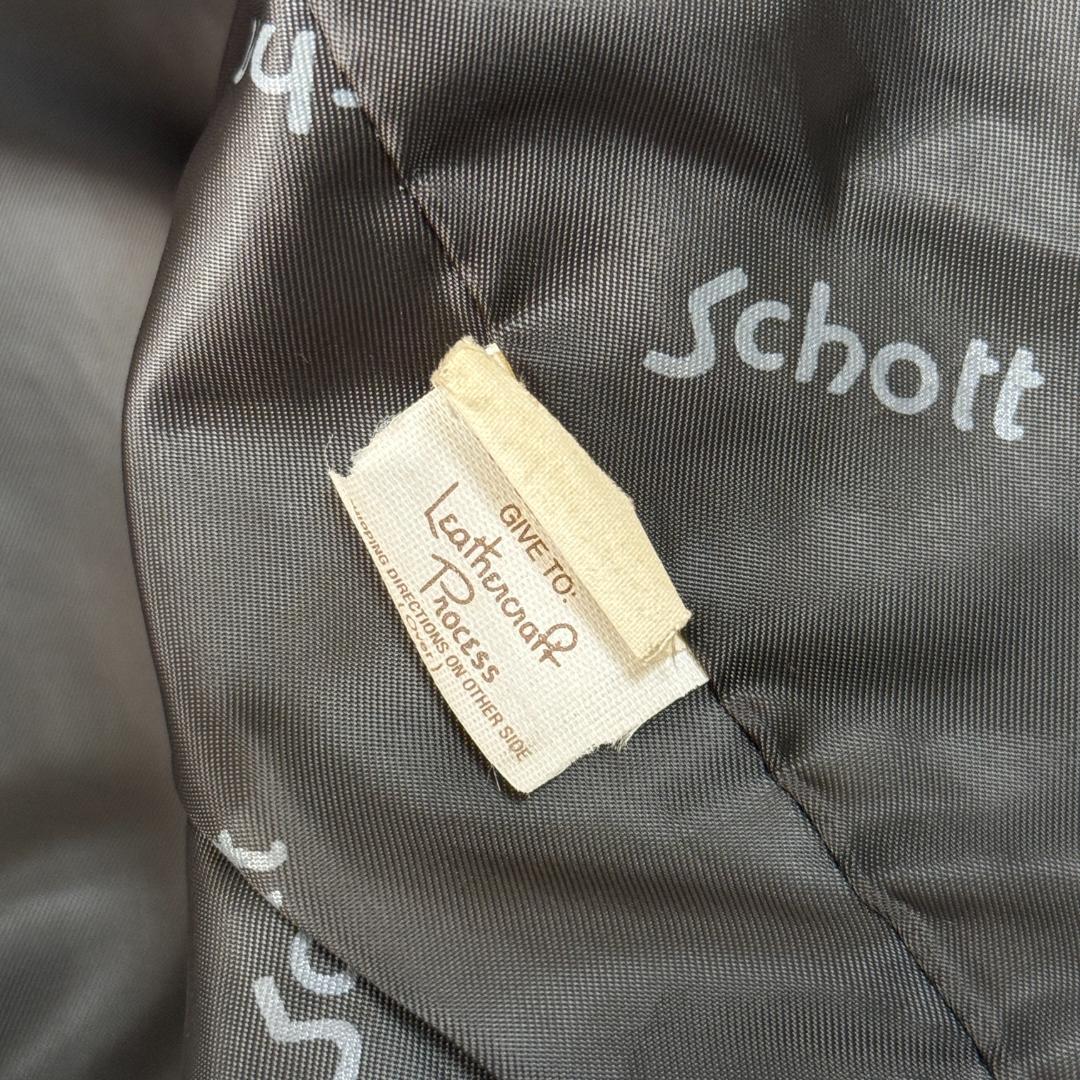 ゆうちゃん様⭐️米国製40 Schott ショット 641 シングルライダース
