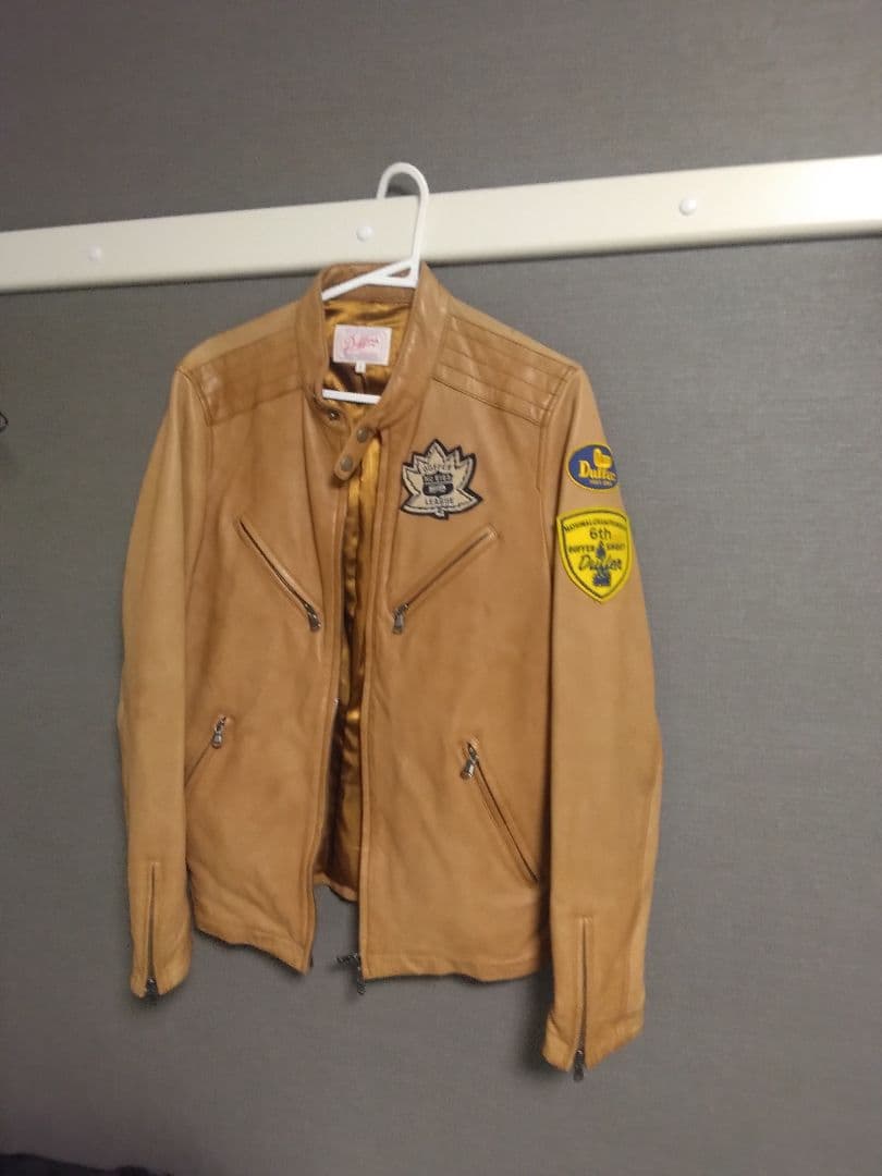 Duffer レザージャケット ラムレザー シングルライダース Lサイズ