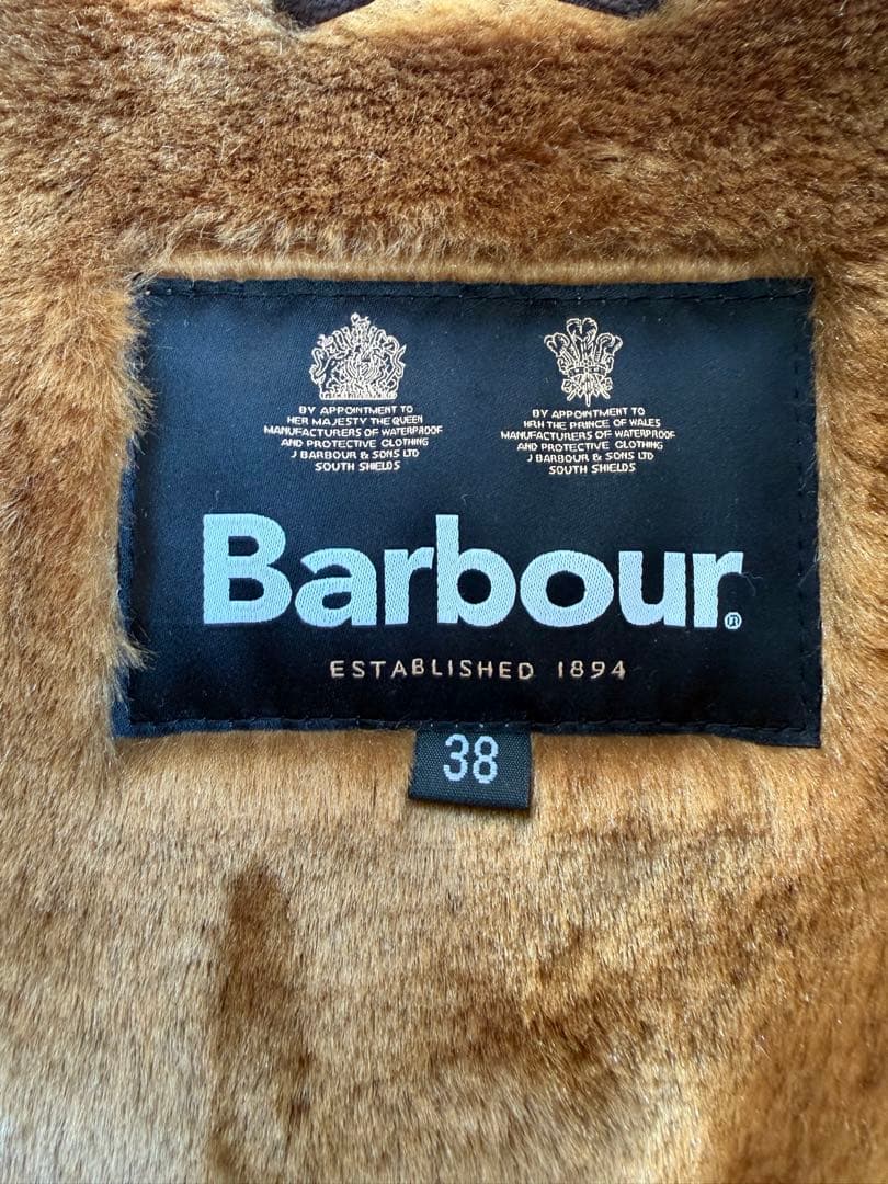 Barbour フリース ベスト リバーシブル 38 美品