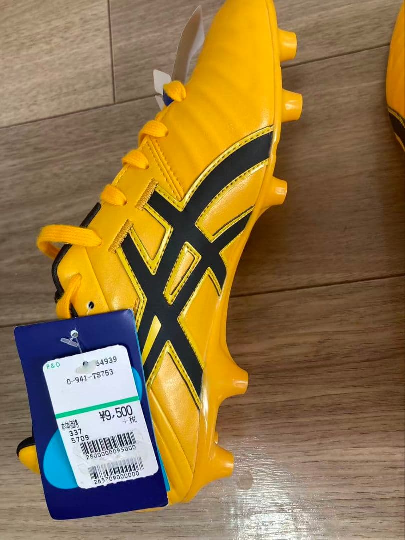 ASICS サッカーシューズ イエロー　26cm