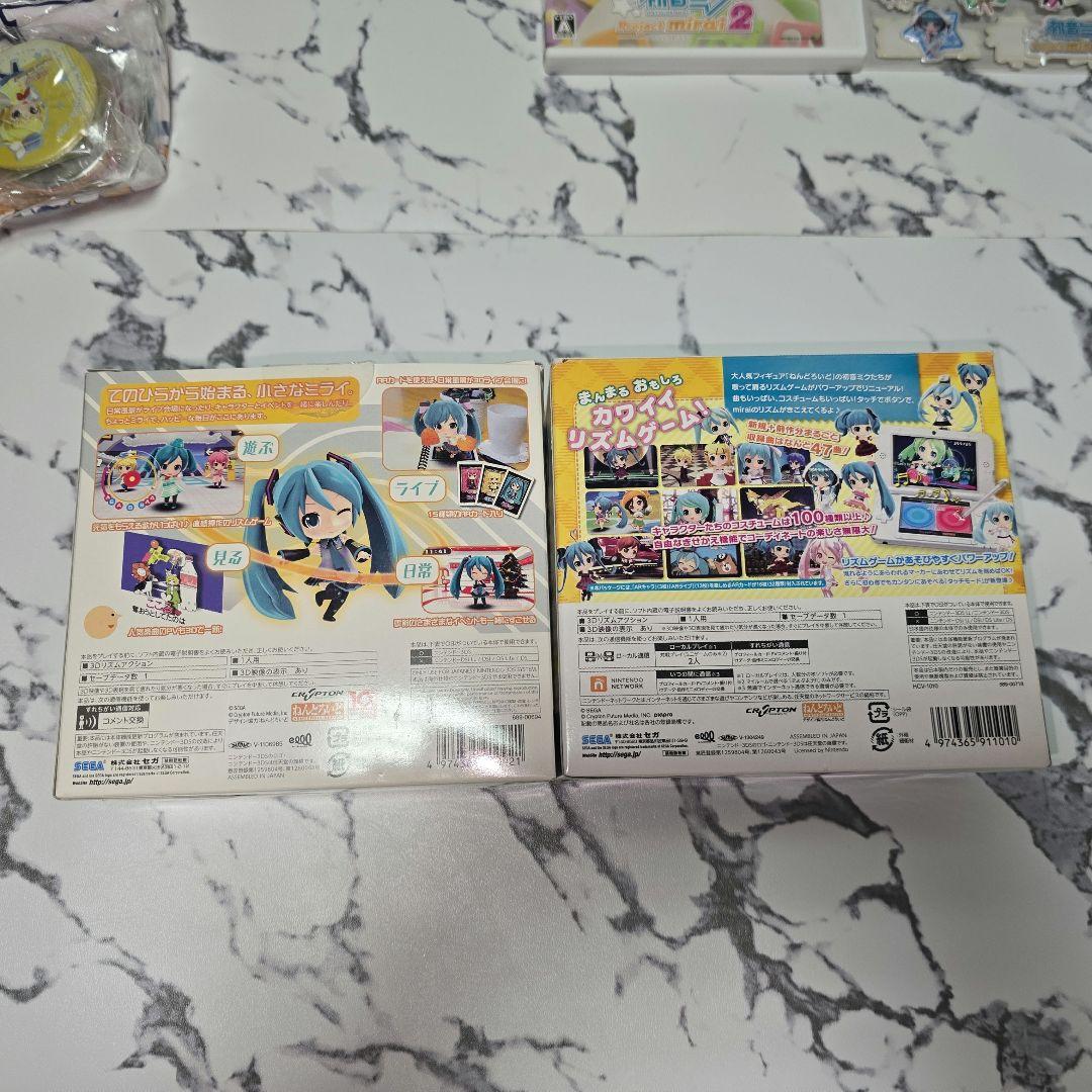 3DSソフト　初音ミクProject mirai１＆２ぷちぷくパック　2個セット