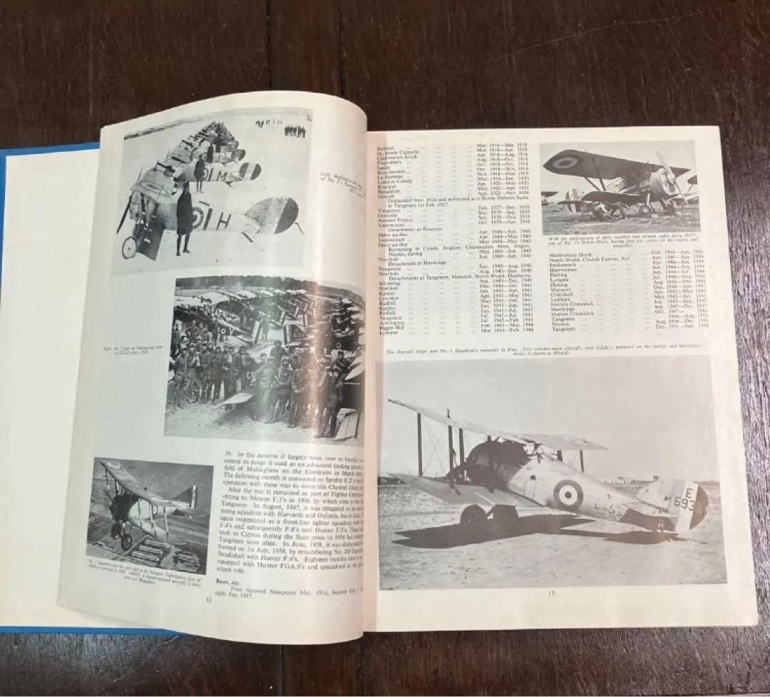 古書　大型本　洋書「イギリス空軍の戦闘機隊とその航空機」