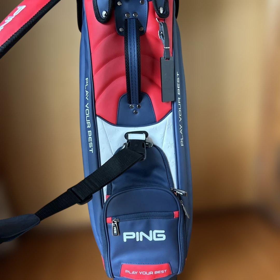 PING(ピン) ゴルフキャディバッグ USA メンズ ネイビー