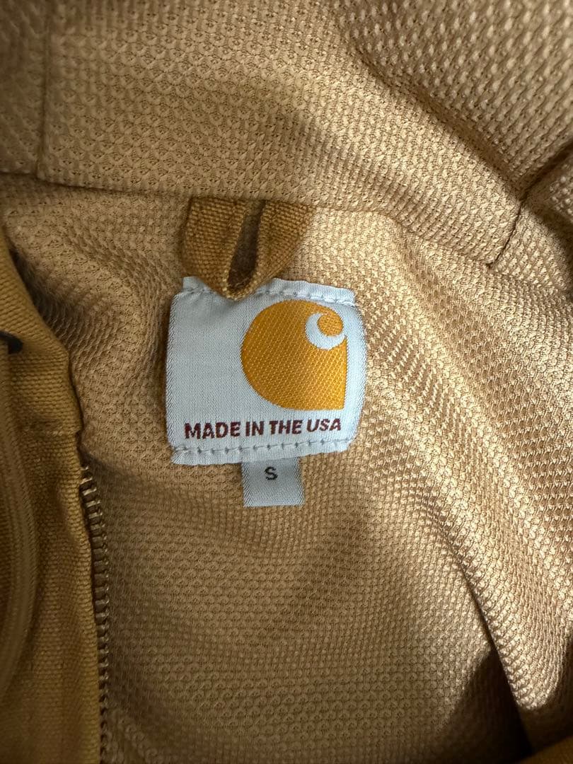 Carhartt フルジップフーディ S ブラウン