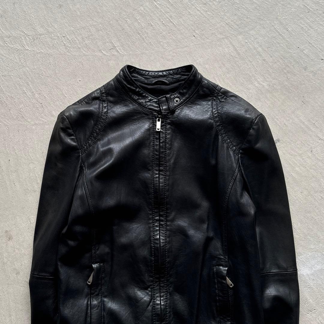 ジャケット・アウター 00s emporio armani single leather jacket