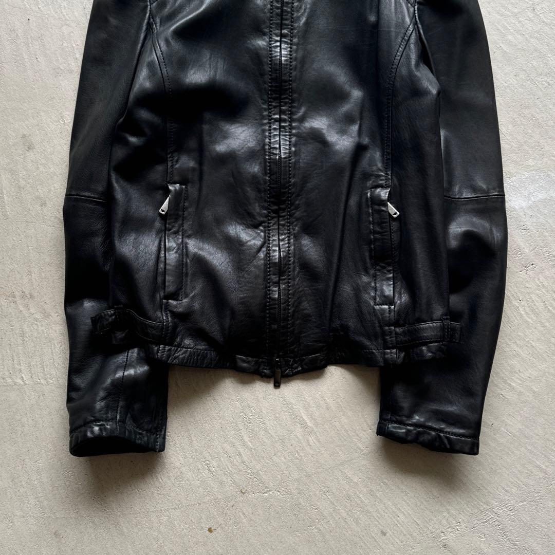 ジャケット・アウター 00s emporio armani single leather jacket