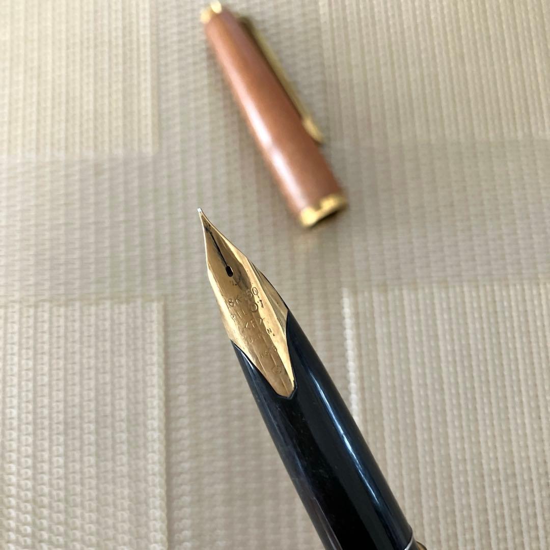 【ペン先18K】PILOT パイロット　万年筆　750カスタム木目調　F