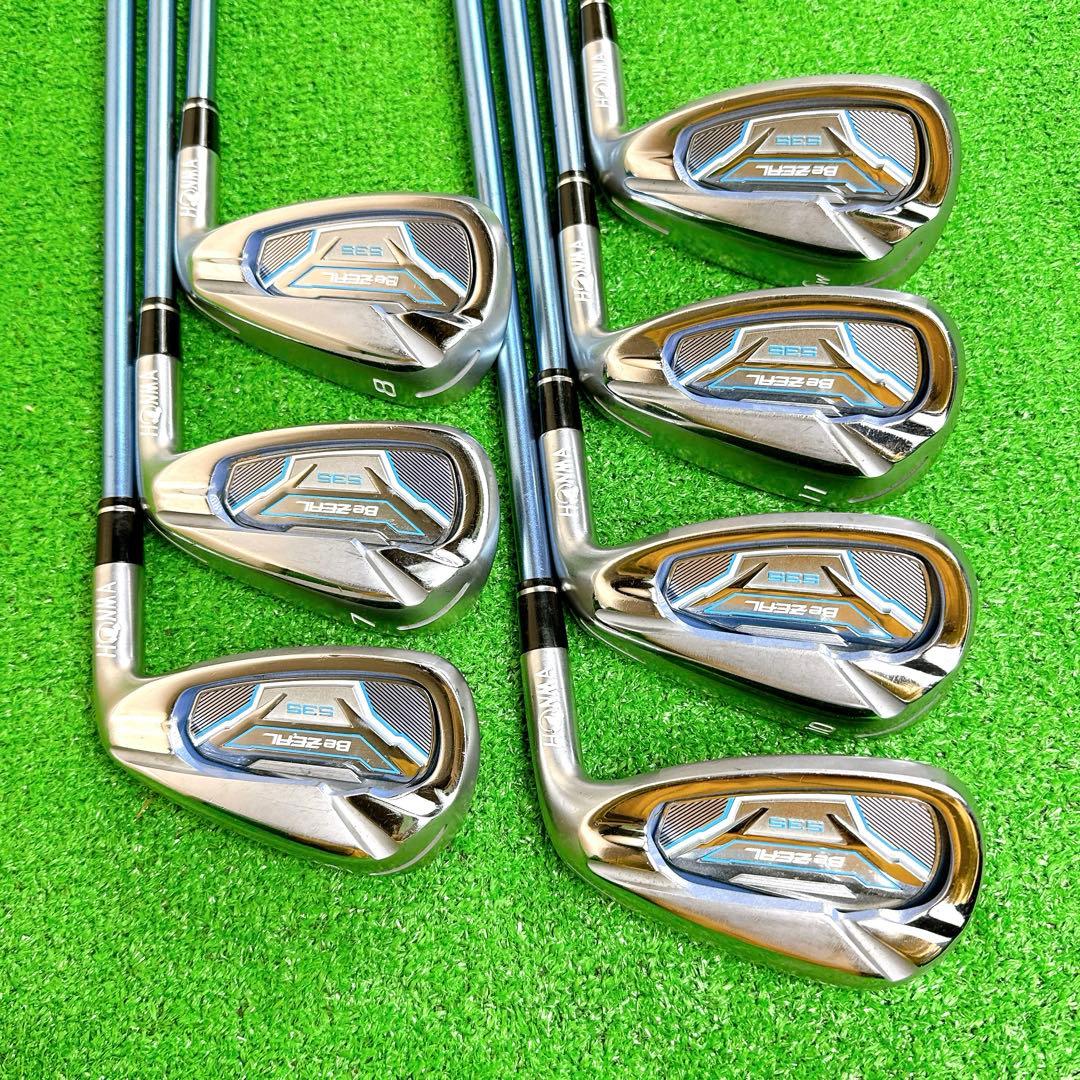 【美品】 HONMA BeZEAL 535 L レディース アイアンセット 7本
