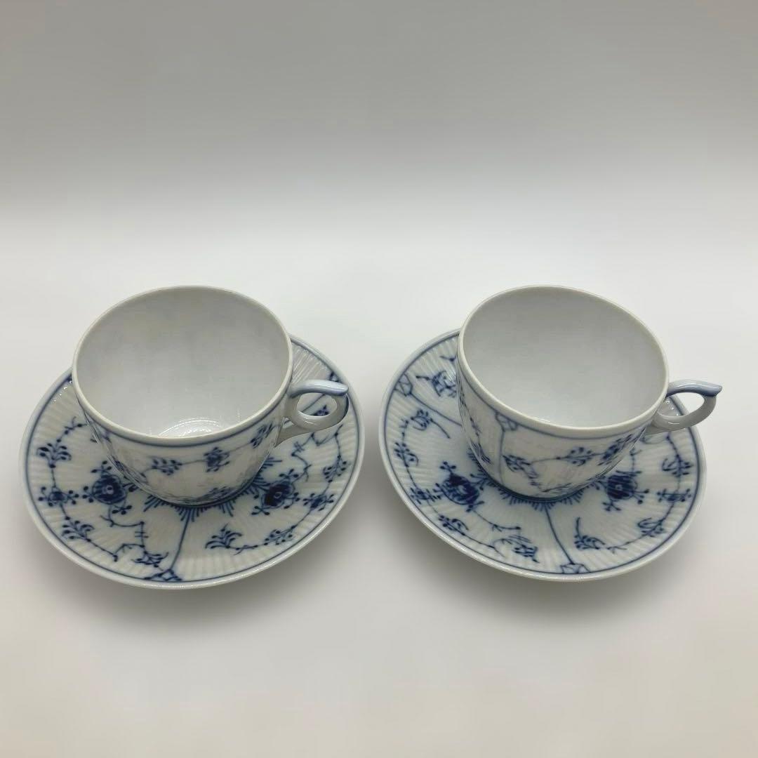 【専用】ロイヤルコペンハーゲン ブルーフルーテッドプレイン カップ＆ソーサー