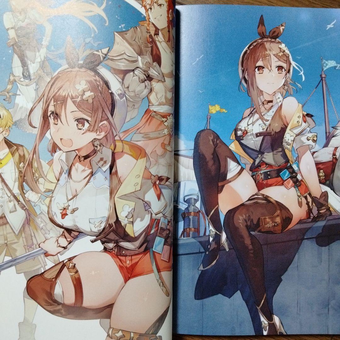 初版本　ライザのアトリエ　1 、2 、3　公式ビジュアルコレクション　トリダモノ