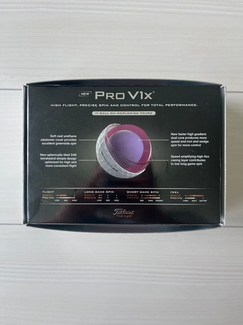 【新品未使用】Titelist タイトリストPROV1Xゴルフボール白 1ダース