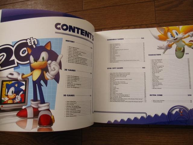 THE HISTORY OF SONIC THE HEDGEHOG　ハードカバー