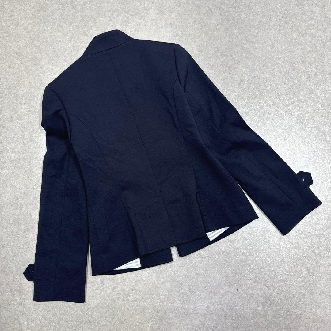 未使用 SCAPA スキャパ ナポレオンジャケット 濃紺 銀ボタン 38