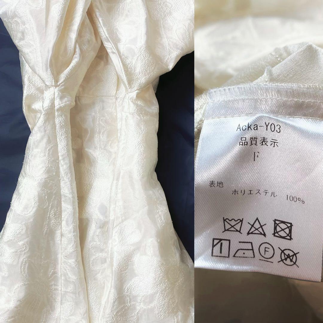 値下げ中 4 Acka. Blouse Jacquard Mini Dress