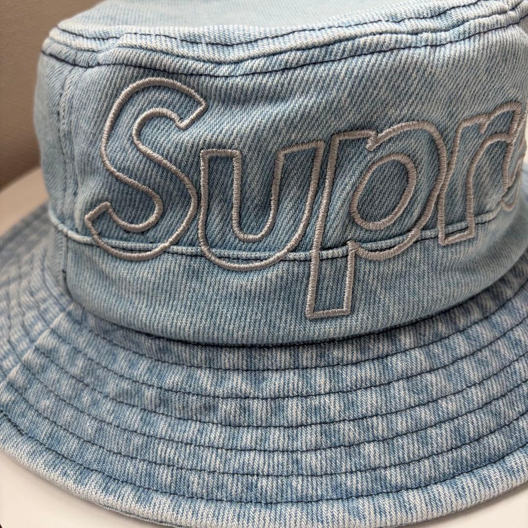 【極美品】Supreme Outline Crusher Denimデニムハット
