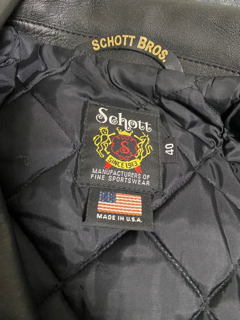 Schott ショット ワンスター 613RD サイズ40
