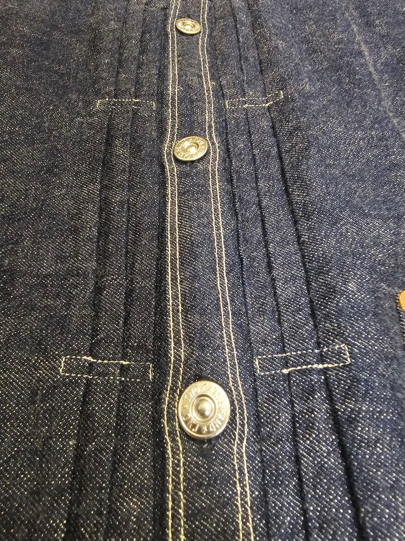 TCB jeans Pleated Blouse 1880s復刻Gジャン 42