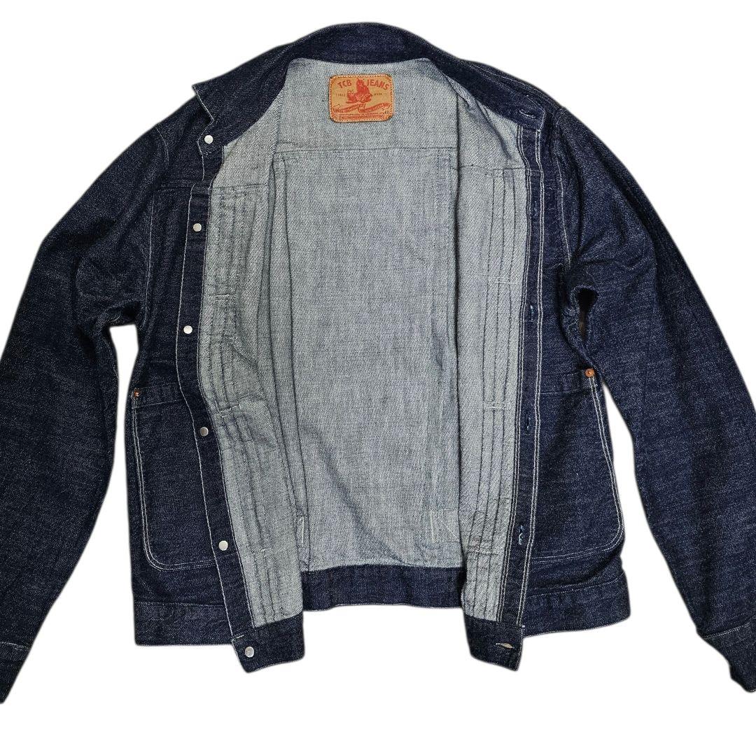TCB jeans Pleated Blouse 1880s復刻Gジャン 42