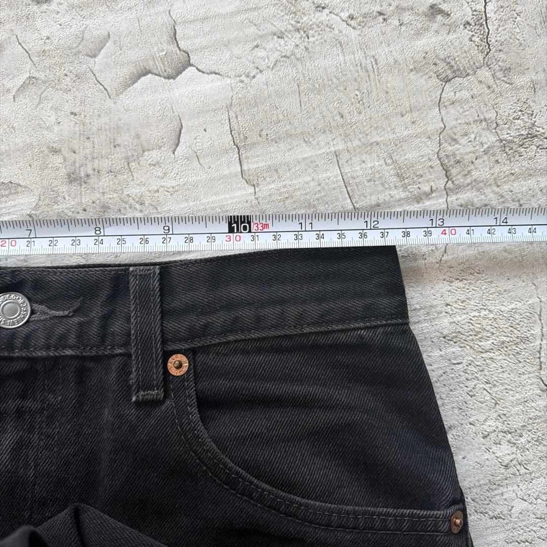 Levi’s 99年 505 後染めブラックデニムパンツW30 L32